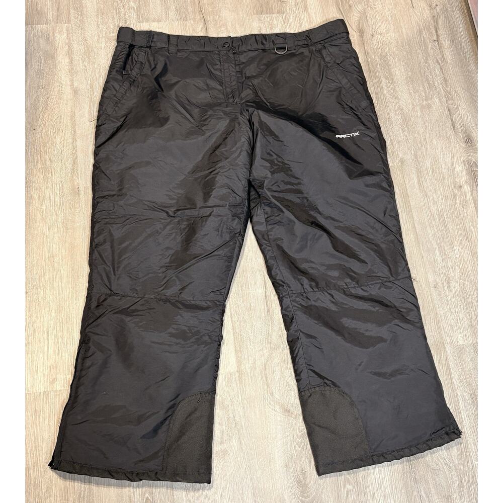 ARCTIX Women 2x Black Ski Snow Pants Insulated Waterproof Adjustable Waist‎